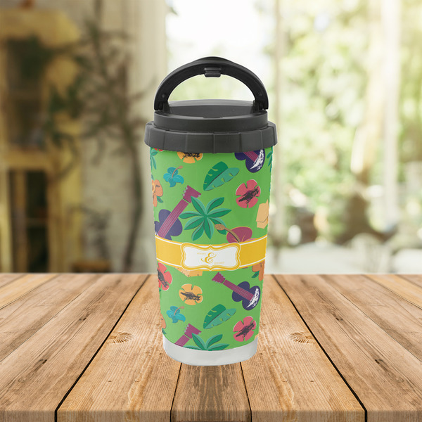 Luau Party Stainless Steel Travel Cup Lifestyle