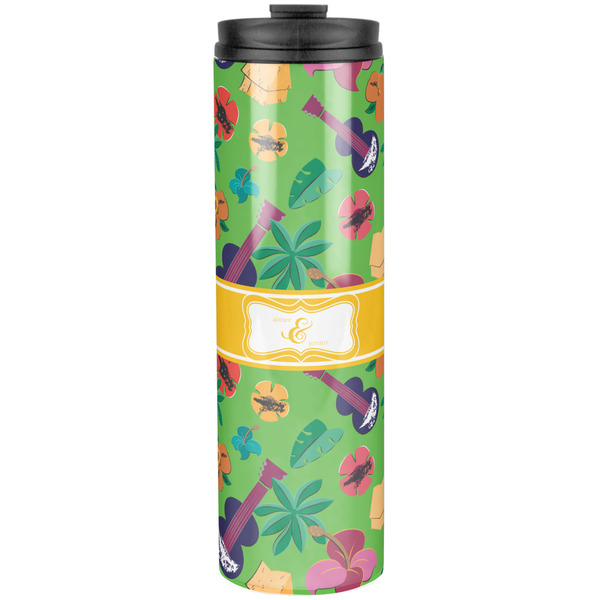 Custom Luau Party Stainless Steel Skinny Tumbler - 20 oz (Personalized)