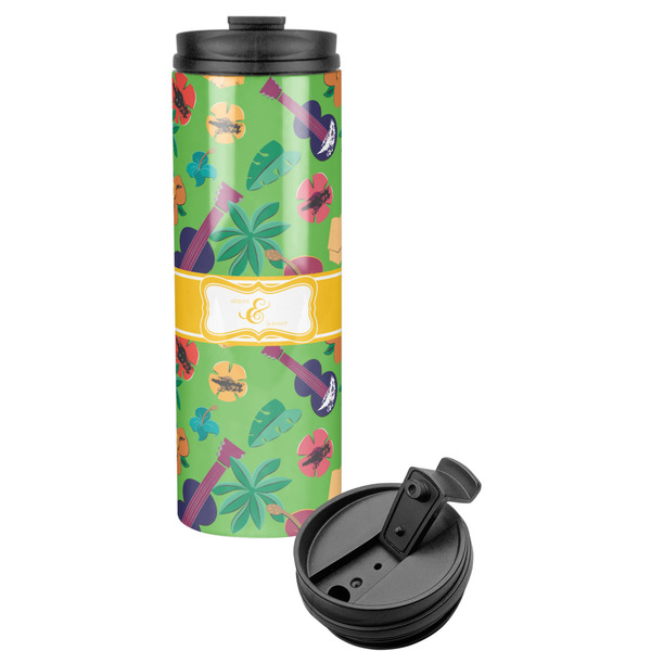 Custom Luau Party Stainless Steel Skinny Tumbler (Personalized)