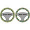 Luau Party Steering Wheel Cover- Front and Back