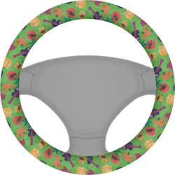 Luau Party Steering Wheel Cover