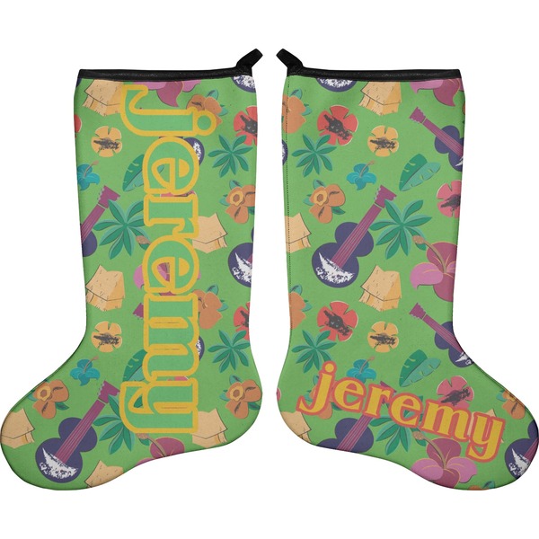 Luau Party Stocking - Double-Sided - Approval