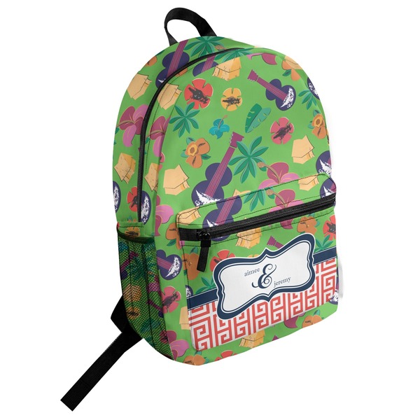 Custom Luau Party Student Backpack (Personalized)