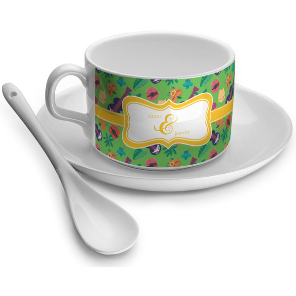 Custom Luau Party Tea Cup - Single (Personalized)