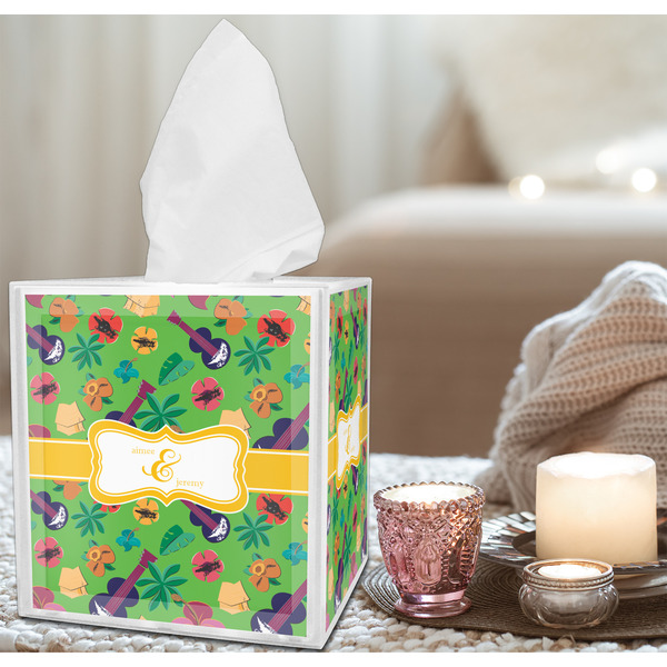Luau Party Tissue Box - LIFESTYLE