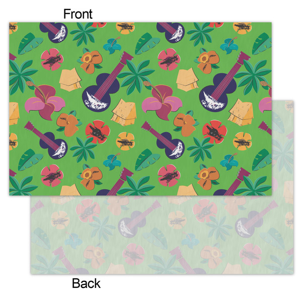 Luau Party Tissue Paper - Heavyweight - Small - Front & Back