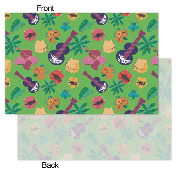 Luau Party Tissue Paper - Lightweight - Small - Front & Back