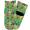 Luau Party Toddler Ankle Socks - Single Pair - Front and Back