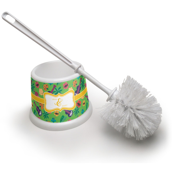 Custom Luau Party Toilet Brush (Personalized)