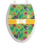 Luau Party Toilet Seat Decal - Elongated (Personalized)
