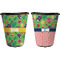 Luau Party Trash Can Black - Front and Back - Apvl
