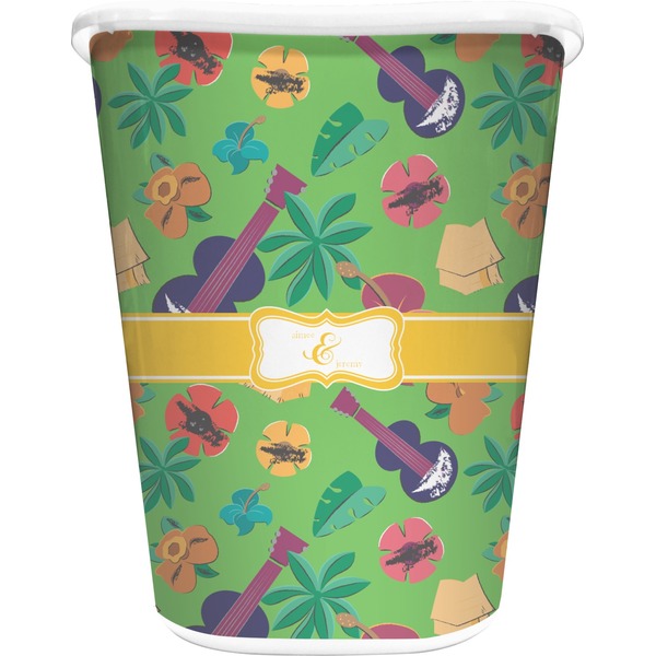 Custom Luau Party Waste Basket (Personalized)
