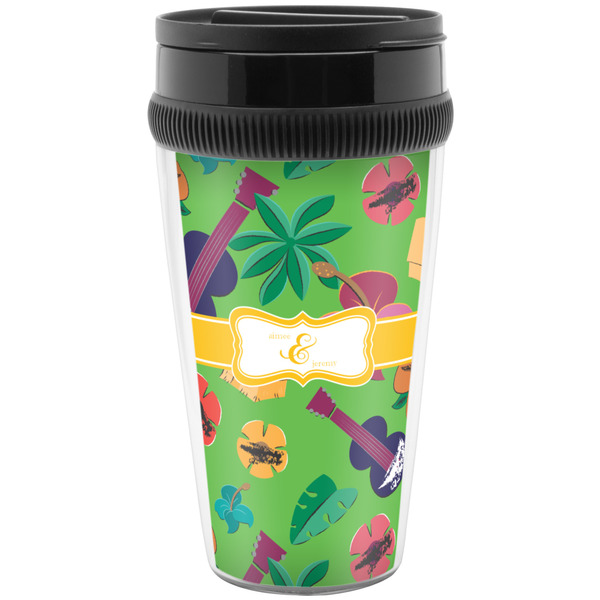 Custom Luau Party Acrylic Travel Mug without Handle (Personalized)