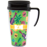 Luau Party Acrylic Travel Mug with Handle (Personalized)