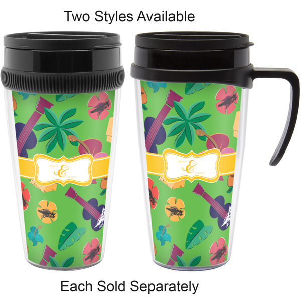 Luau Party Travel Mugs - with & without Handle