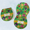 Luau Party Burp Pads - Velour - Set of 2 w/ Couple's Names