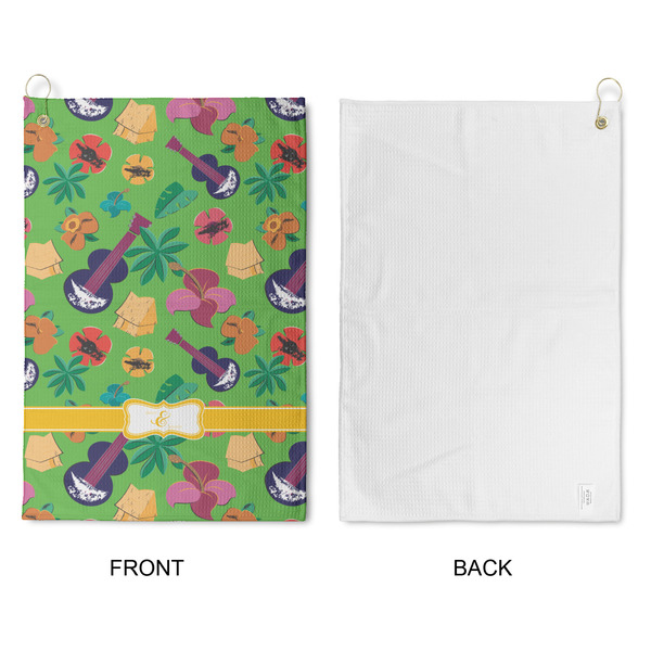 Luau Party Waffle Weave Golf Towel - Approval