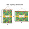 Luau Party Wall Hanging Tapestries - Parent/Sizing