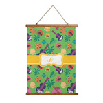 Luau Party Wall Hanging Tapestry - Tall (Personalized)