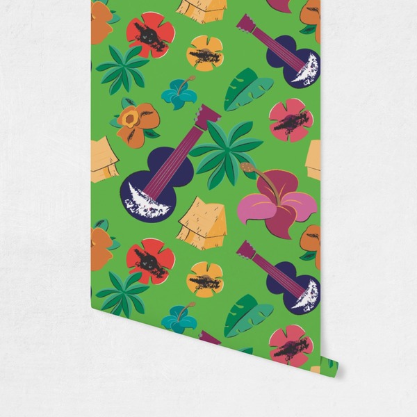 Luau Party Wallpaper on Wall