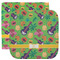 Luau Party Washcloth / Face Towels
