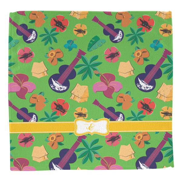 Luau Party Washcloth - Front - No Soap
