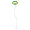 Luau Party White Plastic 7" Stir Stick - Oval - Single Stick