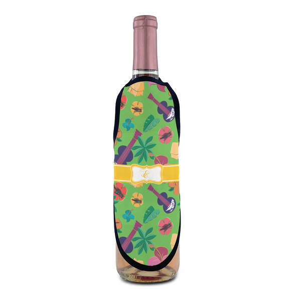 Luau Party Wine Bottle Apron - IN CONTEXT