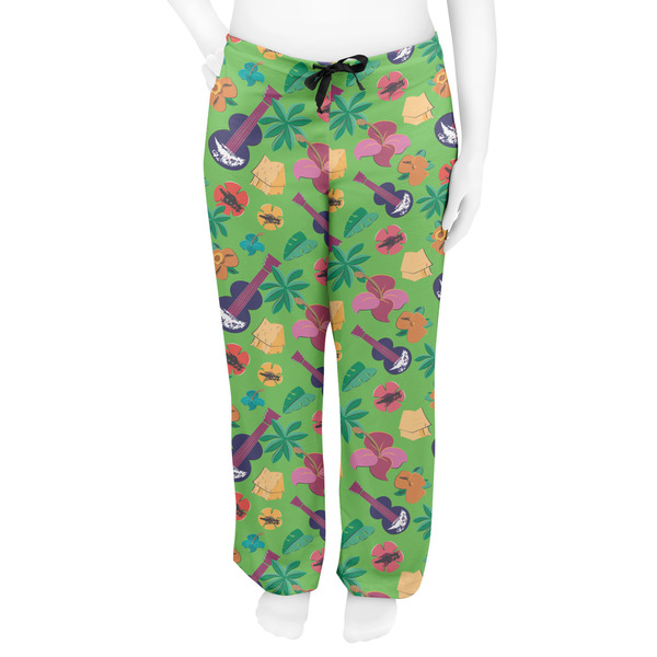 Luau Party Women's Pj on model - Front