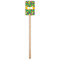 Luau Party Wooden 6.25" Stir Stick - Rectangular - Single Stick