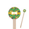 Luau Party Wooden 6" Stir Stick - Round - Closeup