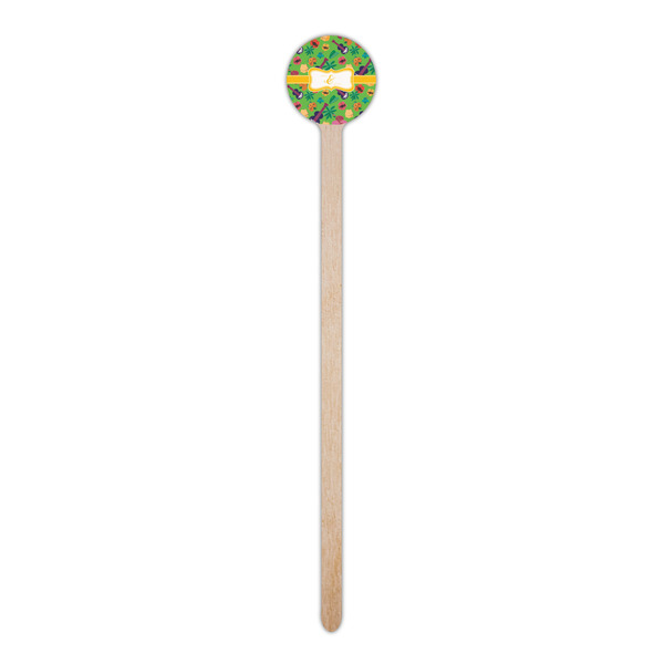 Luau Party Wooden 6" Stir Stick - Round - Single Stick
