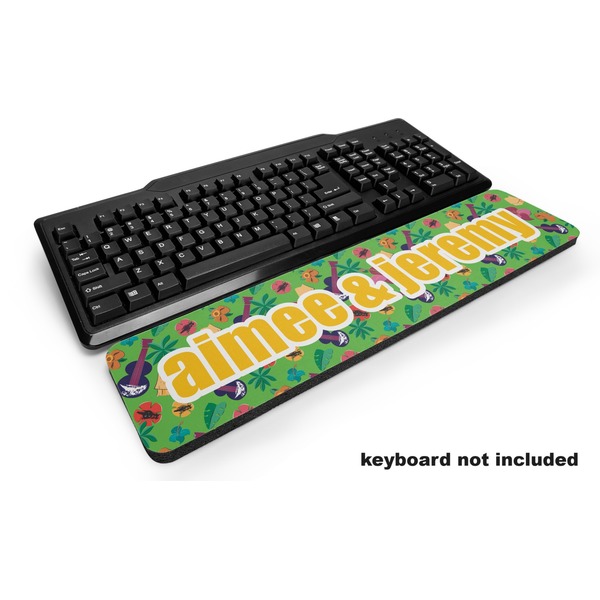 Custom Luau Party Keyboard Wrist Rest (Personalized)