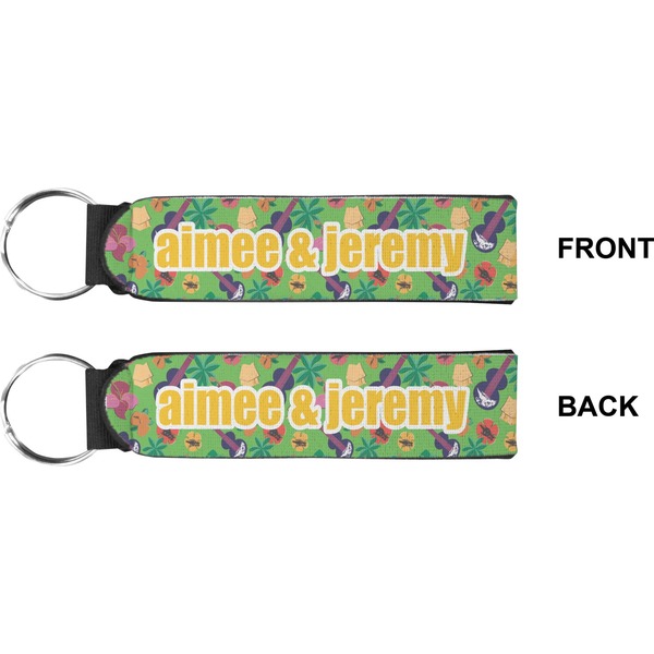 Luau Party Wristlet (Front + Back)