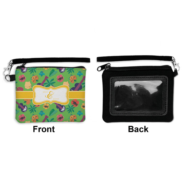 Luau Party Wristlet ID Cases - Front & Back