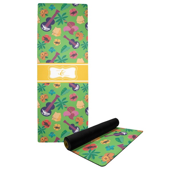 Custom Luau Party Yoga Mat (Personalized)