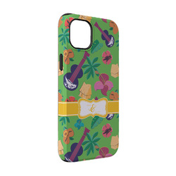 Luau Party iPhone Case - Rubber Lined - iPhone 14 Pro (Personalized)