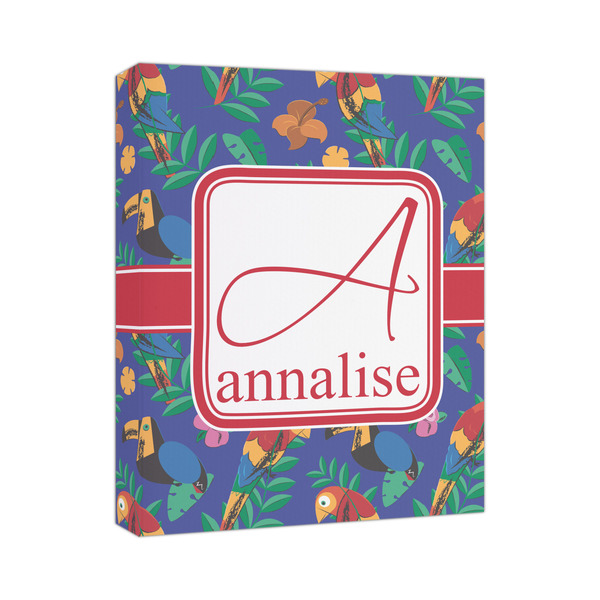 Custom Parrots & Toucans Canvas Print (Personalized)