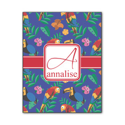 Parrots & Toucans Wood Print - 11x14 (Personalized)