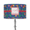 Parrots & Toucans 12" Drum Lampshade - ON STAND (Fabric)
