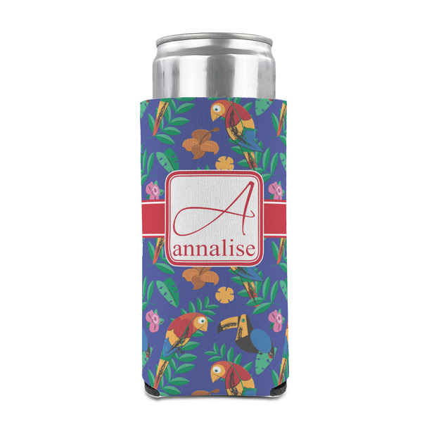 Parrots & Toucans 12oz Tall Can Sleeve - FRONT (on can)