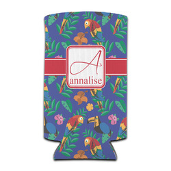 Parrots & Toucans Can Cooler (tall 12 oz) (Personalized)