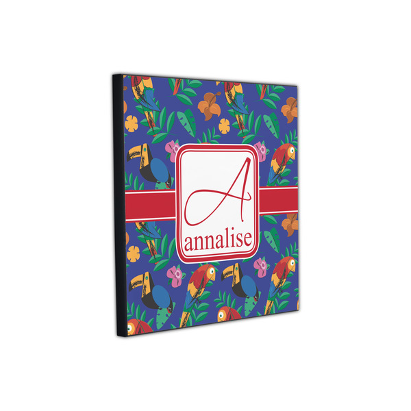 Parrots & Toucans 12x12 Wood Print - Angle View