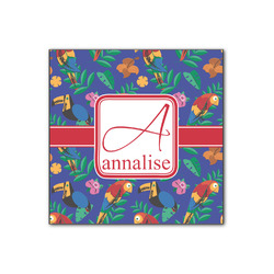 Parrots & Toucans Wood Print - 12x12 (Personalized)