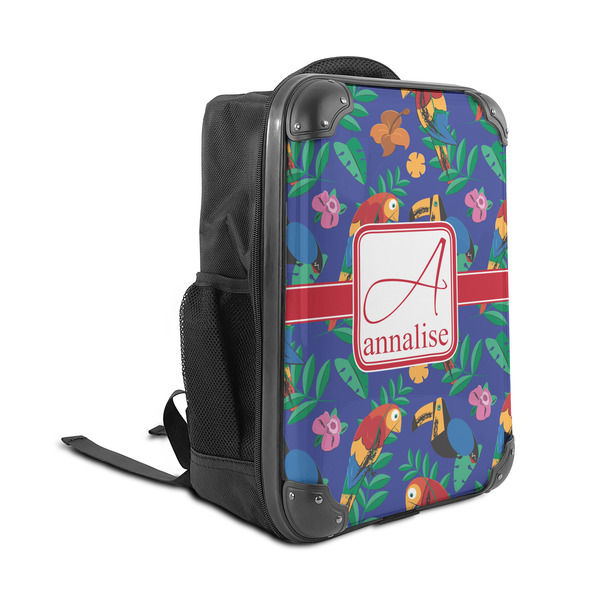 Parrots & Toucans 15" Backpack - ANGLE VIEW