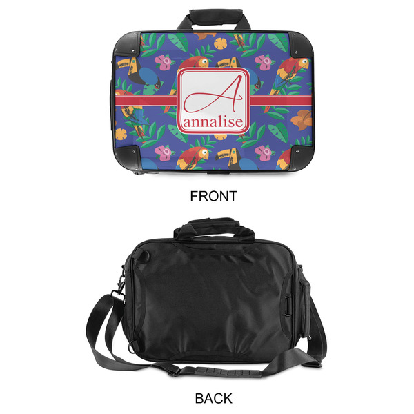 Parrots & Toucans 15" Hard Shell Briefcase - APPROVAL
