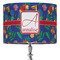 Parrots & Toucans 16" Drum Lampshade - ON STAND (Fabric)