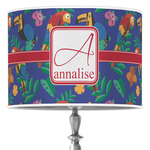 Parrots & Toucans Drum Lamp Shade (Personalized)