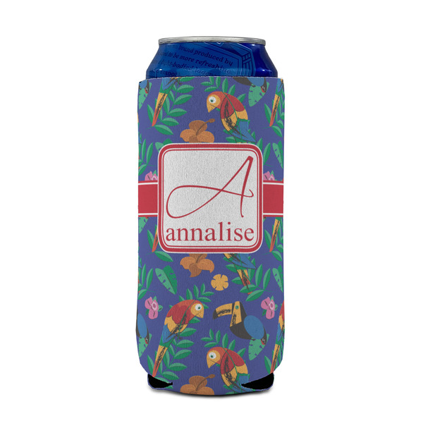 Parrots & Toucans 16oz Can Sleeve - FRONT (on can)