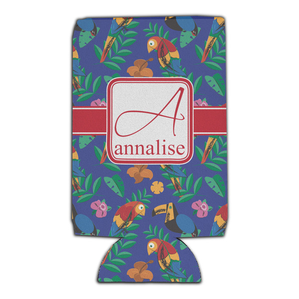 Parrots & Toucans 16oz Can Sleeve - Set of 4 - FRONT